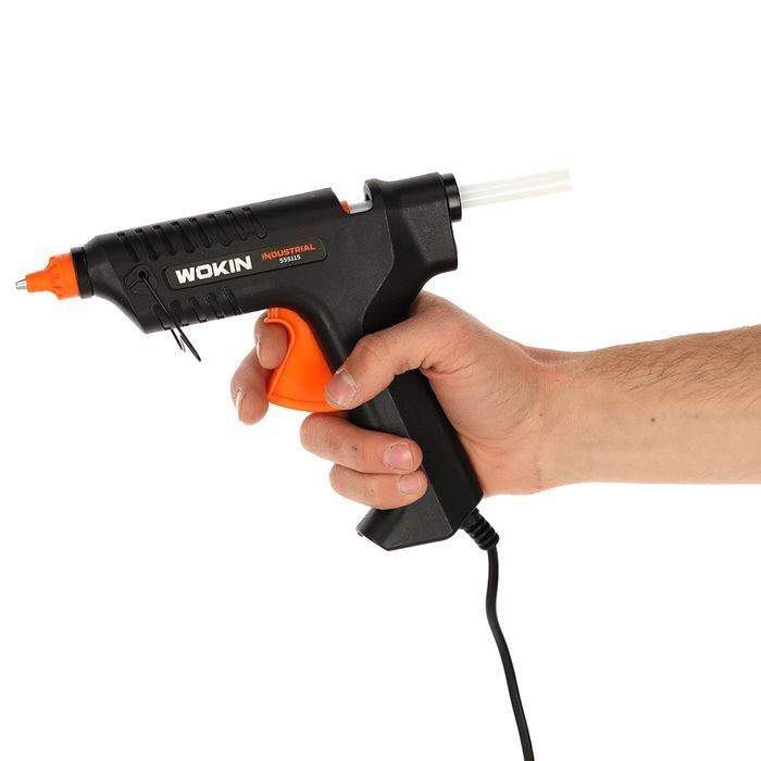 Pistolet do Kleju Klejenia na Gorąco Mocny 15W + 2x Laski Wkłady 11 mm