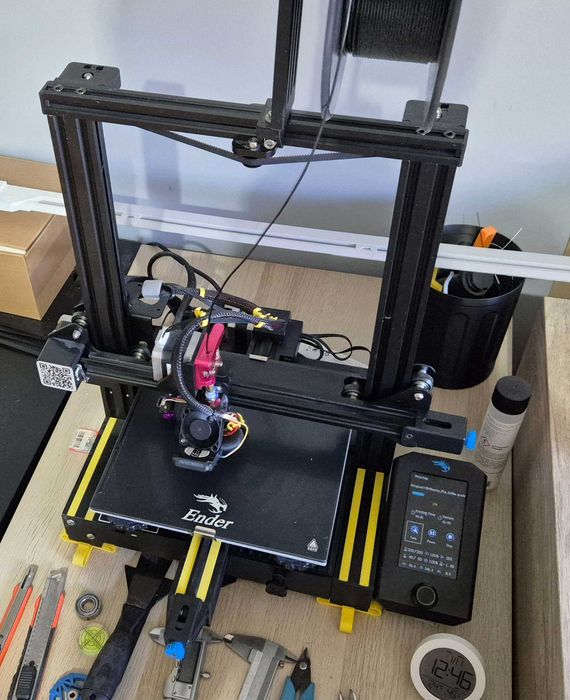 Drukarka 3D Ender 3v2 zmodyfikowany