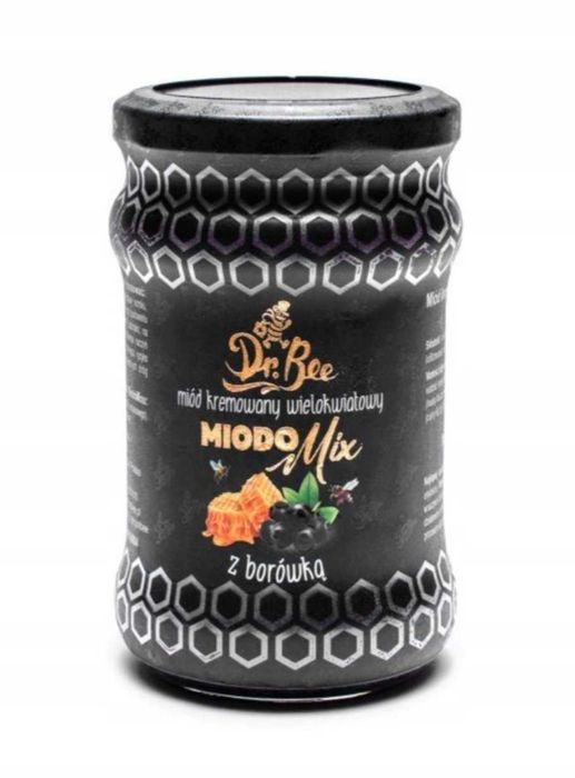 Miód - Zestaw miodów Borówka ,żurawina,pomarańcza, cytryna IMBIR