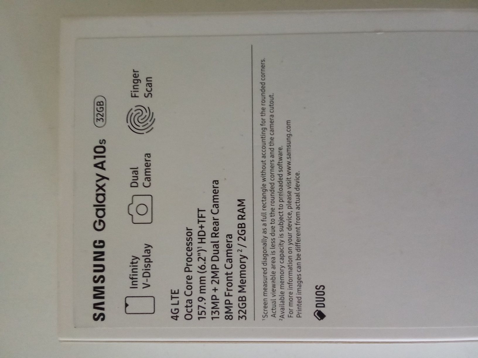 Samsung a10s 32gb