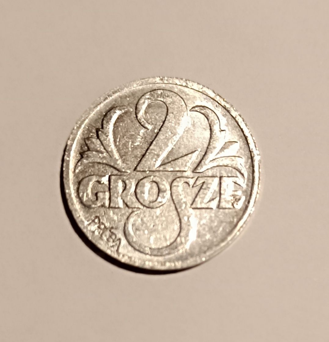 Moneta II RP. 2 grosze 1939, PRÓBA,