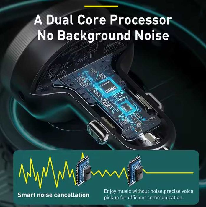 Автомобільні FM-трансмітер Baseus ФМ трансмиттер FM передавач