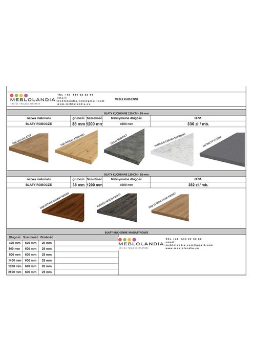 Nowoczesna Kuchnia modułowa MODERNO Dąb ARTISAN / Czarny MAT !!