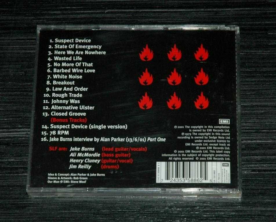 STIFF LITTLE FINGERS - Inflammable Material. 2001 EMI.