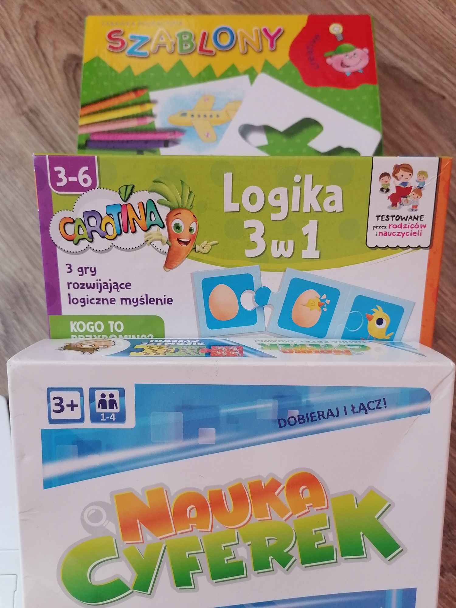 Gry edukacyjne logiczne rozwijające 3+ SUPER