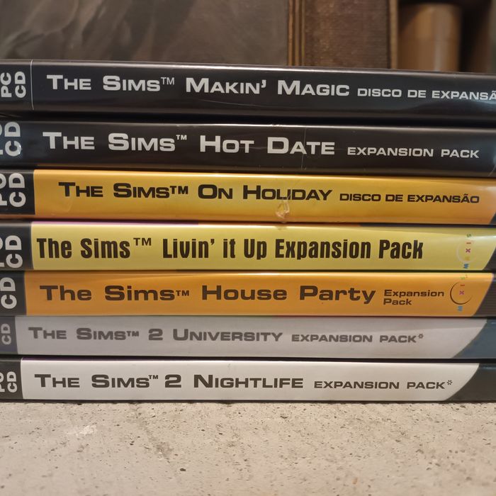 The Sims. Conjunto Pack Expansões