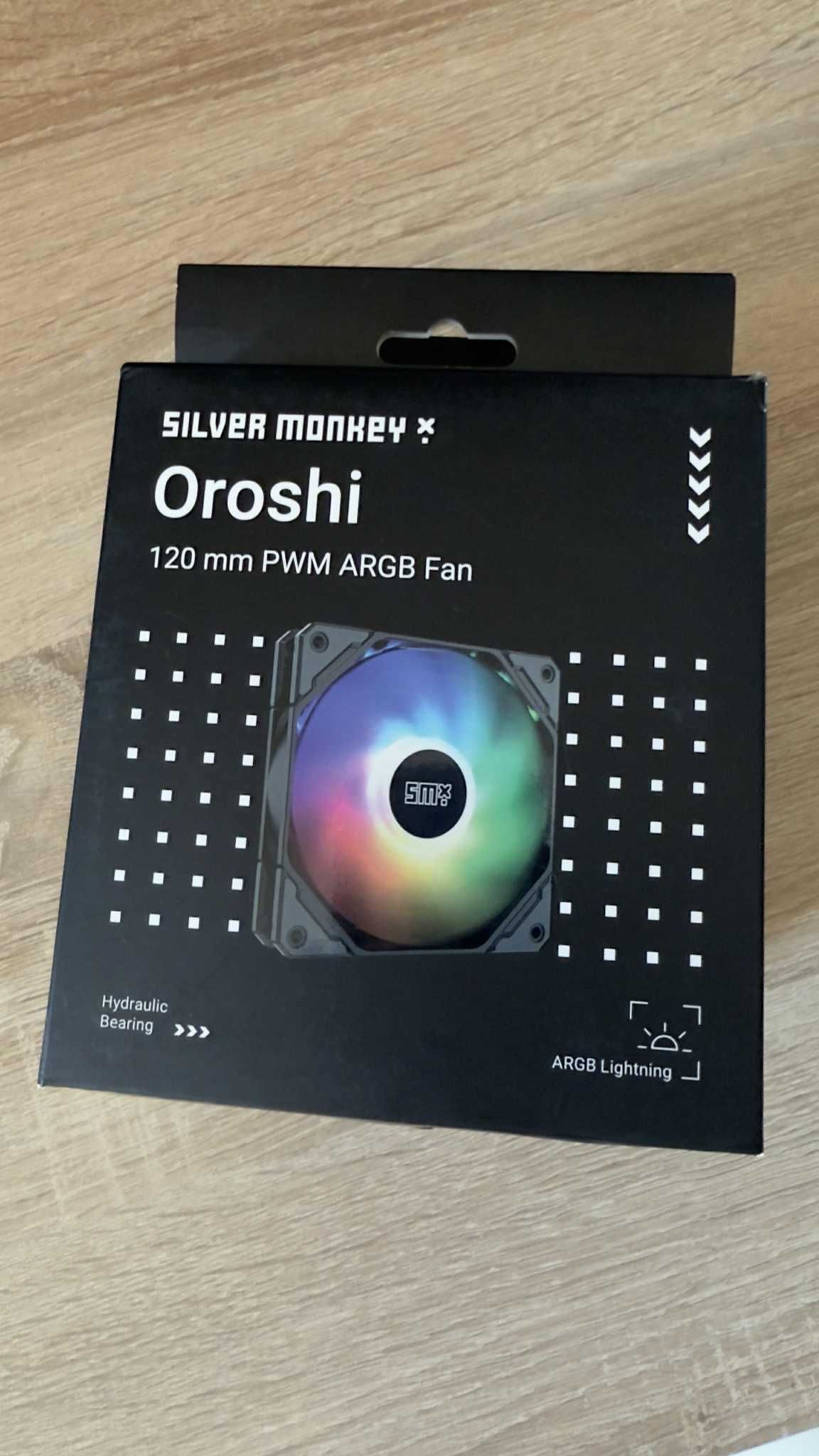 Wentylatory PWM SilverMonkeyX Oroshi 120mm (xkom) ARGB