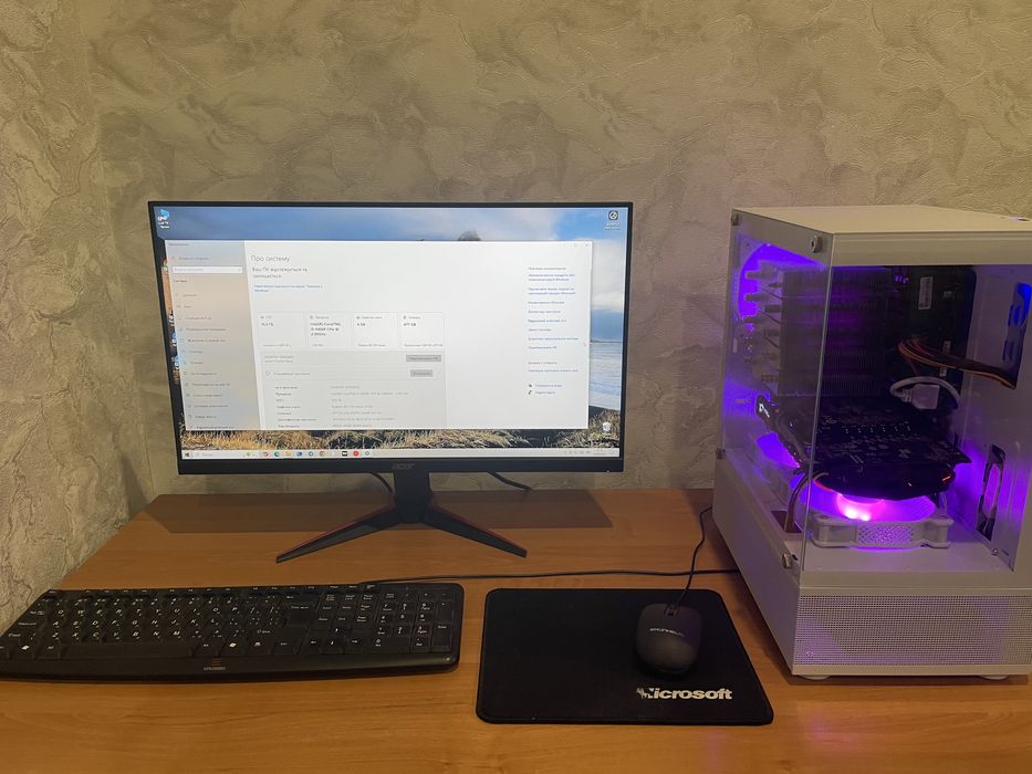 Увага Акція ,Ігровий пк ,rx 570 4gb,i5 9400,16 опери, ссд і блок  500
