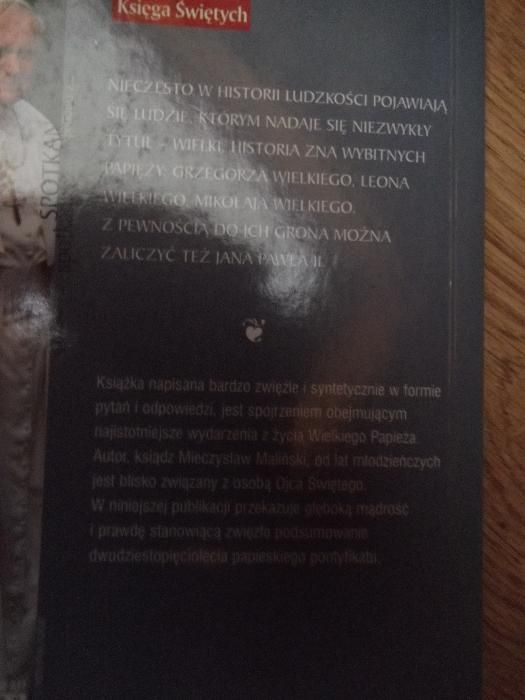 Jan Paweł Wielki 25 lat pontyfikatu Ks. Mieczysław Maliński