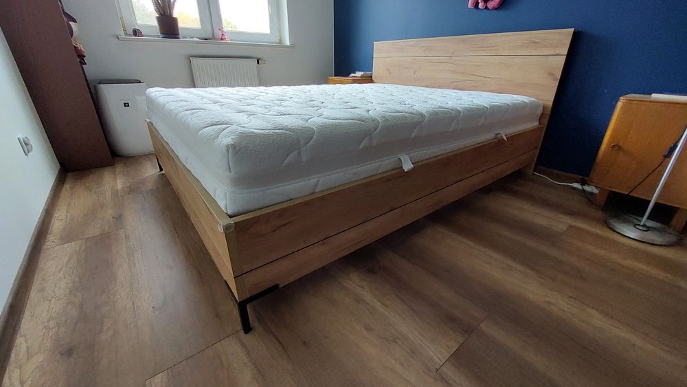 Łóżko NORD 160x200 dąb zloty