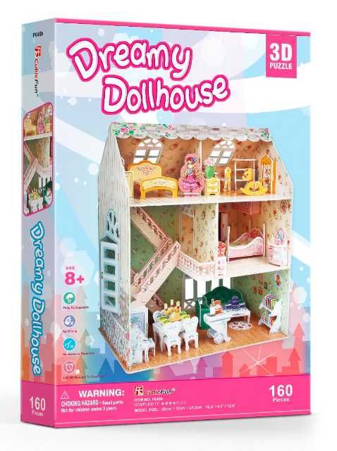 Domek dla lalek 3D Puzzle dreamy dollhouse