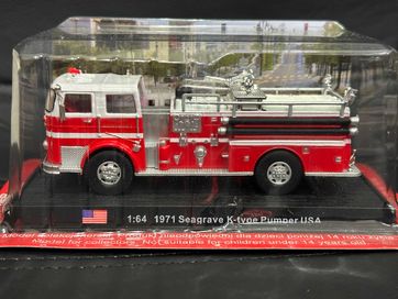 WOZY STRAŻACKIE Seagrave K-type Pumper 1971 1:64 AMERCOM Straż Pożarna