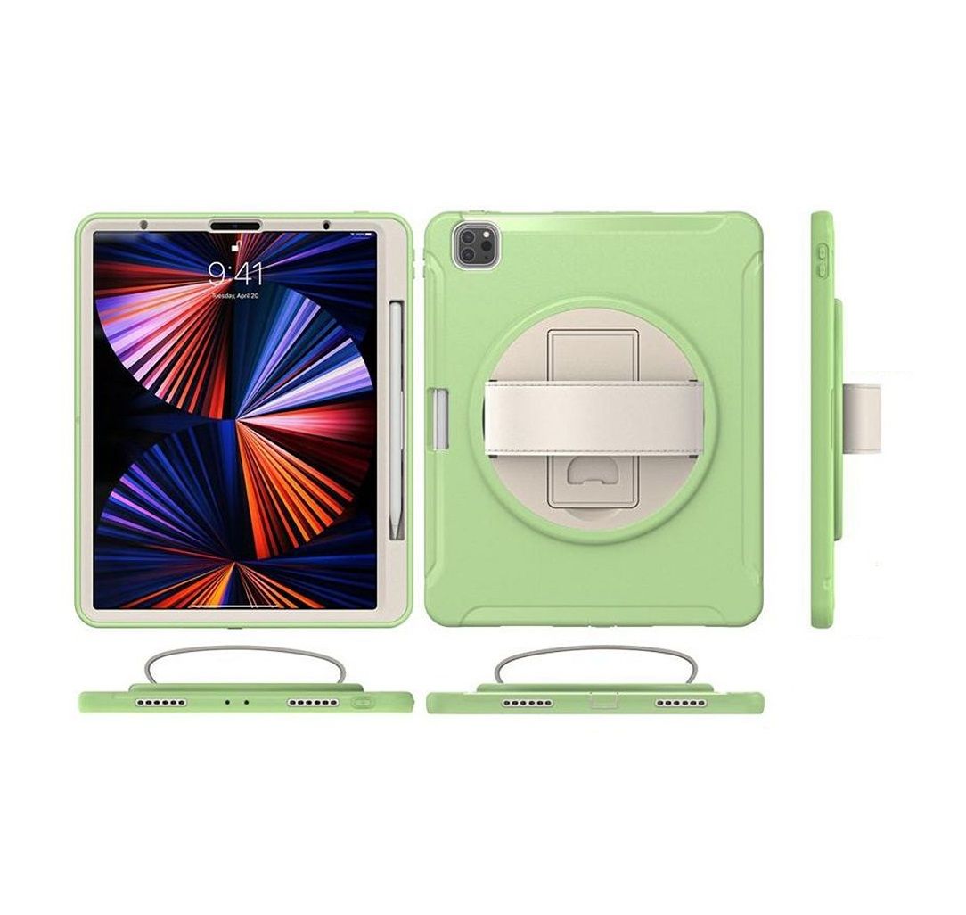 Etui do iPad Air 5/Air 4/Pro 11" Podstawka i Miejsce na Rysik Zielone