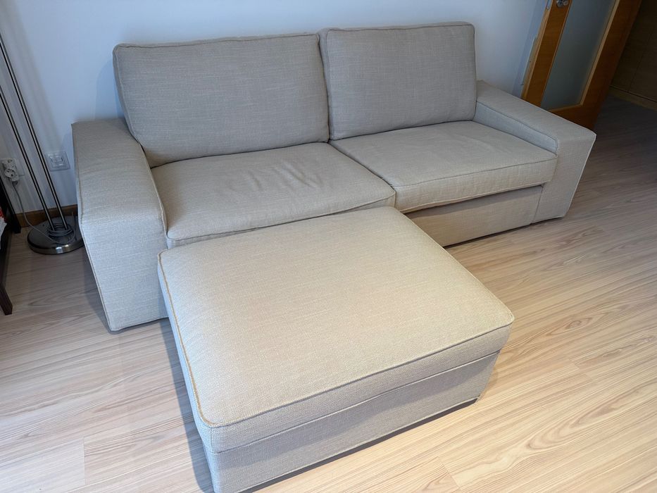 Sofa de 3 lugares + apoio
