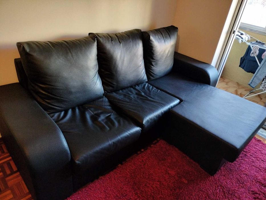 Sofá long chaise para despachar muito barato