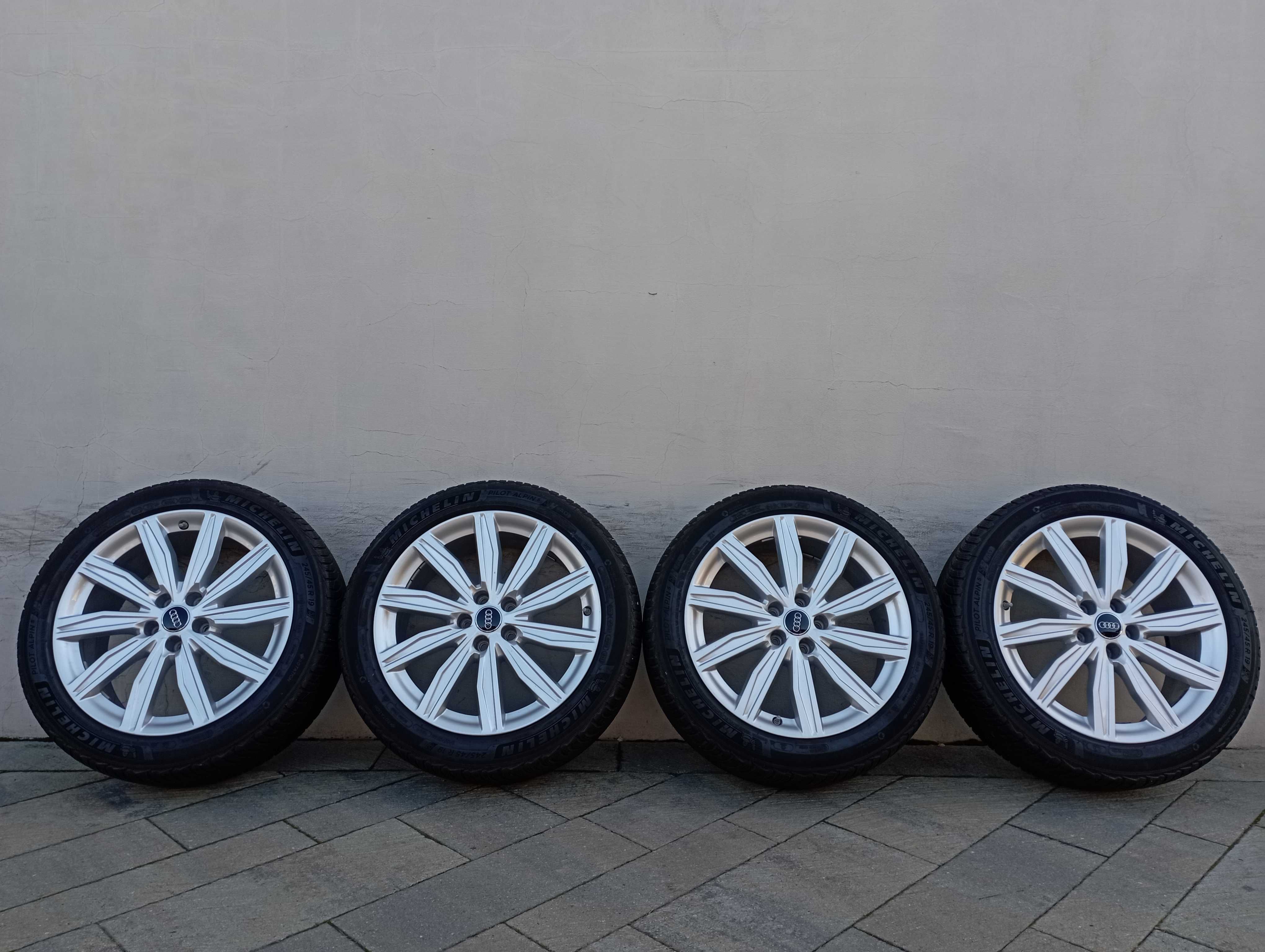 Koła alu 19 Audi A6 C8, Michelin 245/45R19, 2018 rok, 4K0, 5x112