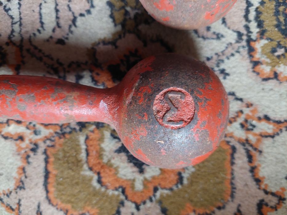 Гантелки советские по 3 кг