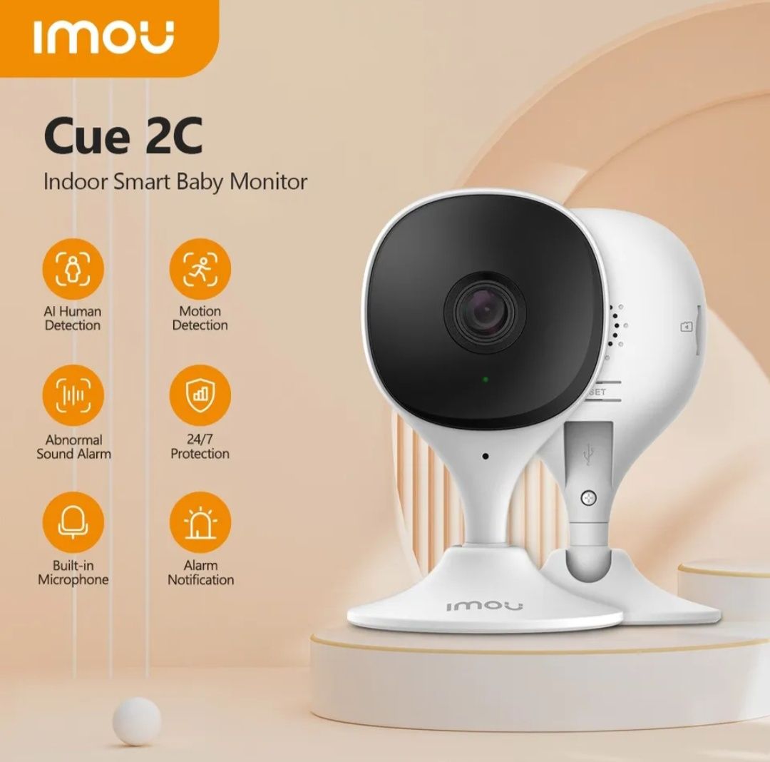 Wi-Fi IP видеокамера Dahua Imou Cue 2C /2E / XIAOMI Yi Home 2K Pro