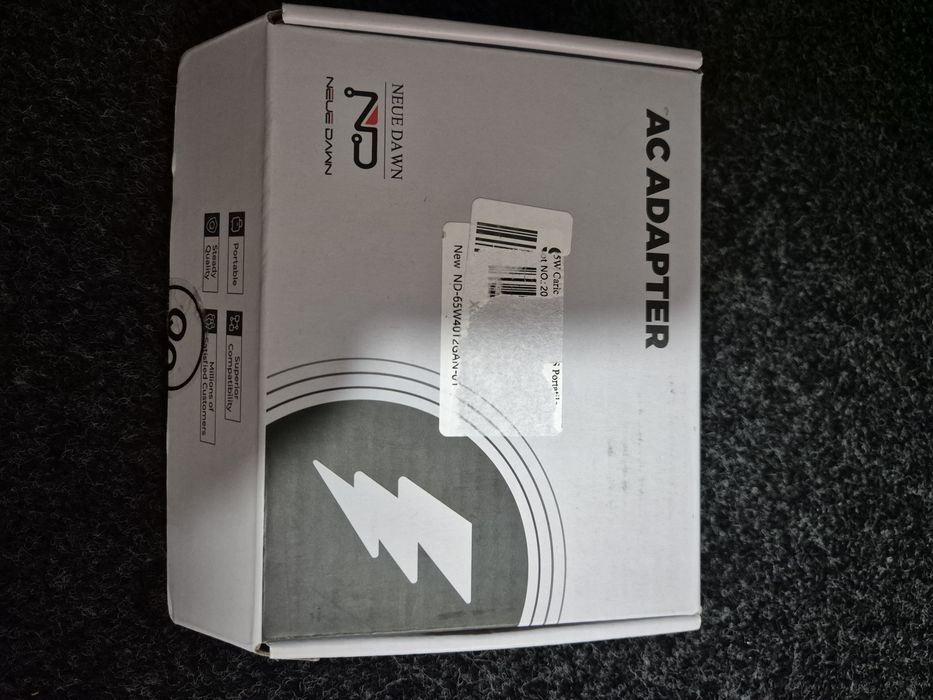 Adaptador AC GaN 65W
