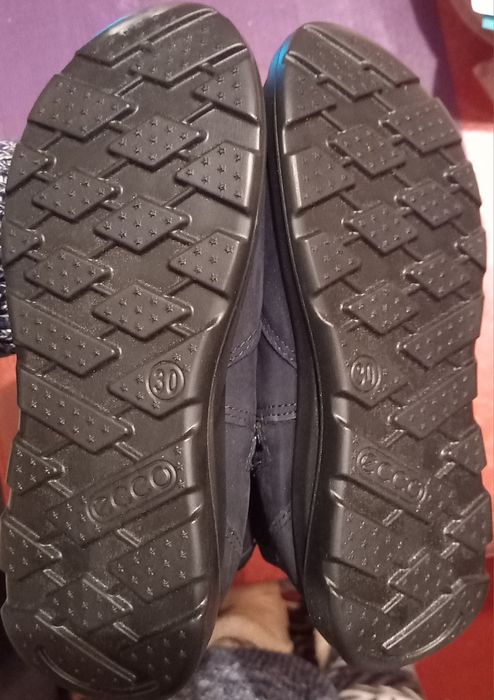 Nowe czarne kozaki dziewczece Gore-Tex ecco 30
