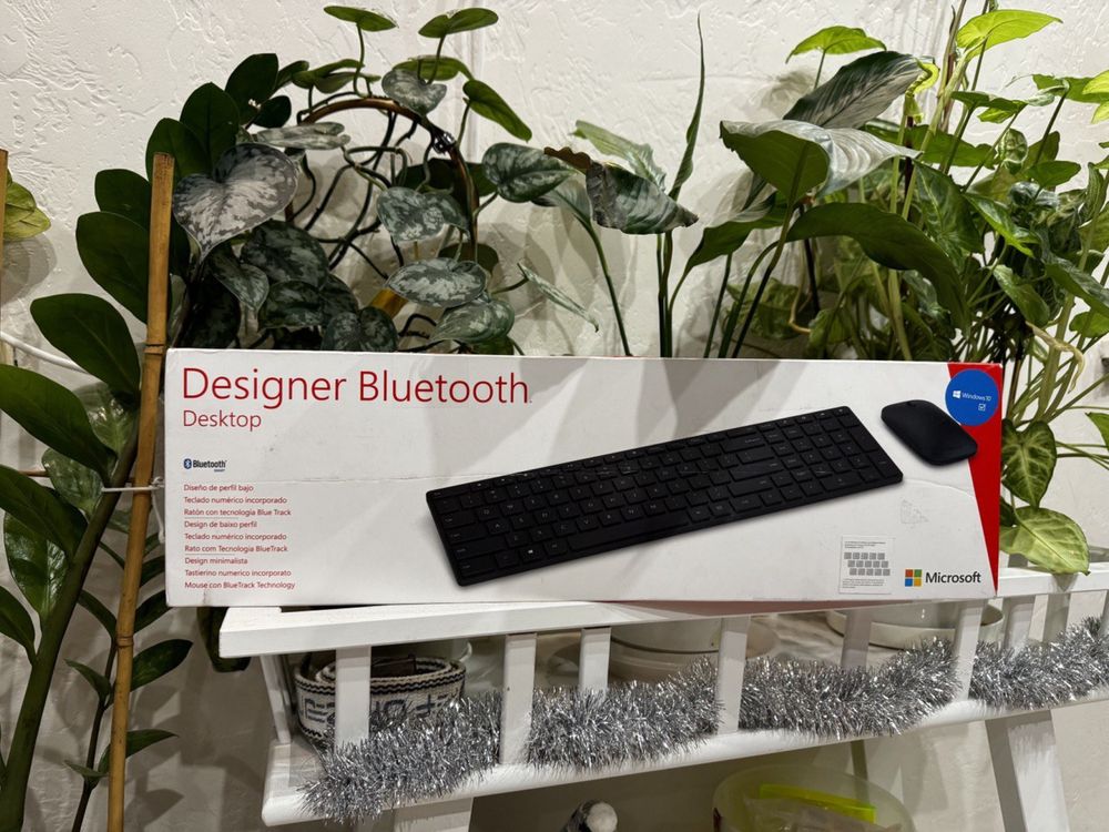 Клавиатура та мышка Microsoft Designer Bluetooth Desktop
