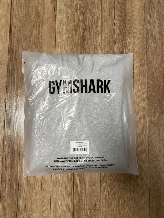 Оригінальне худі від Gym Shark, сіре Crest hoodie