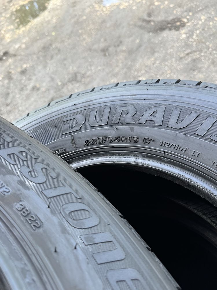Opony letnie wzmacniane Bridgestone Duravis 225/65 R16 C BUS komplet