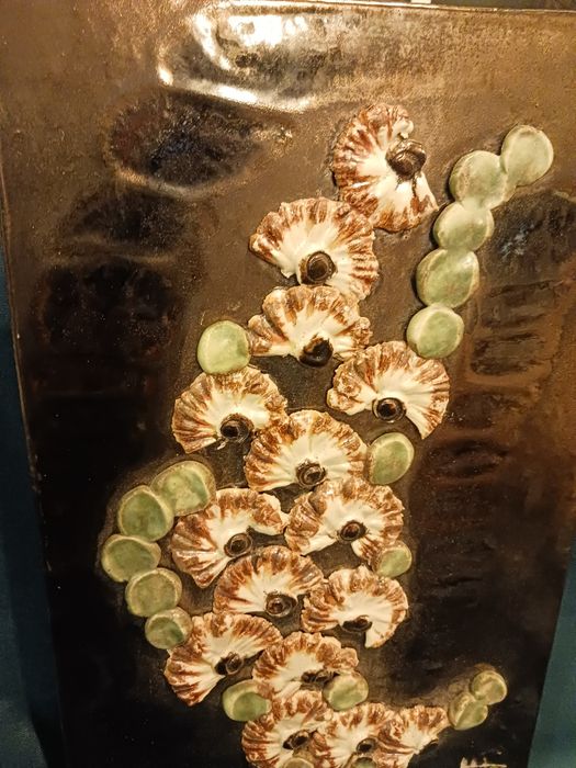 Plakieta ścienna ceramika Ruscha Ręcznie malowana