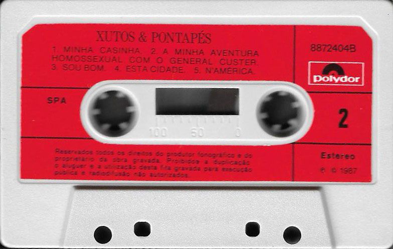 Xutos & Pontapés Raridade Cassete Single Selada