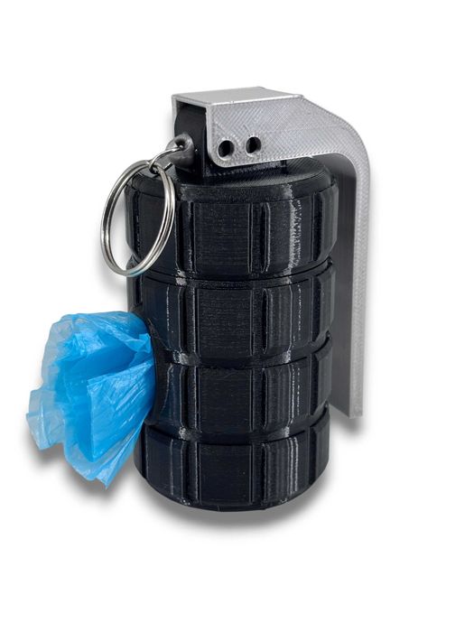 Pojemnik na worki na psie odchody | Granat | Dyspenser dla pies, kot