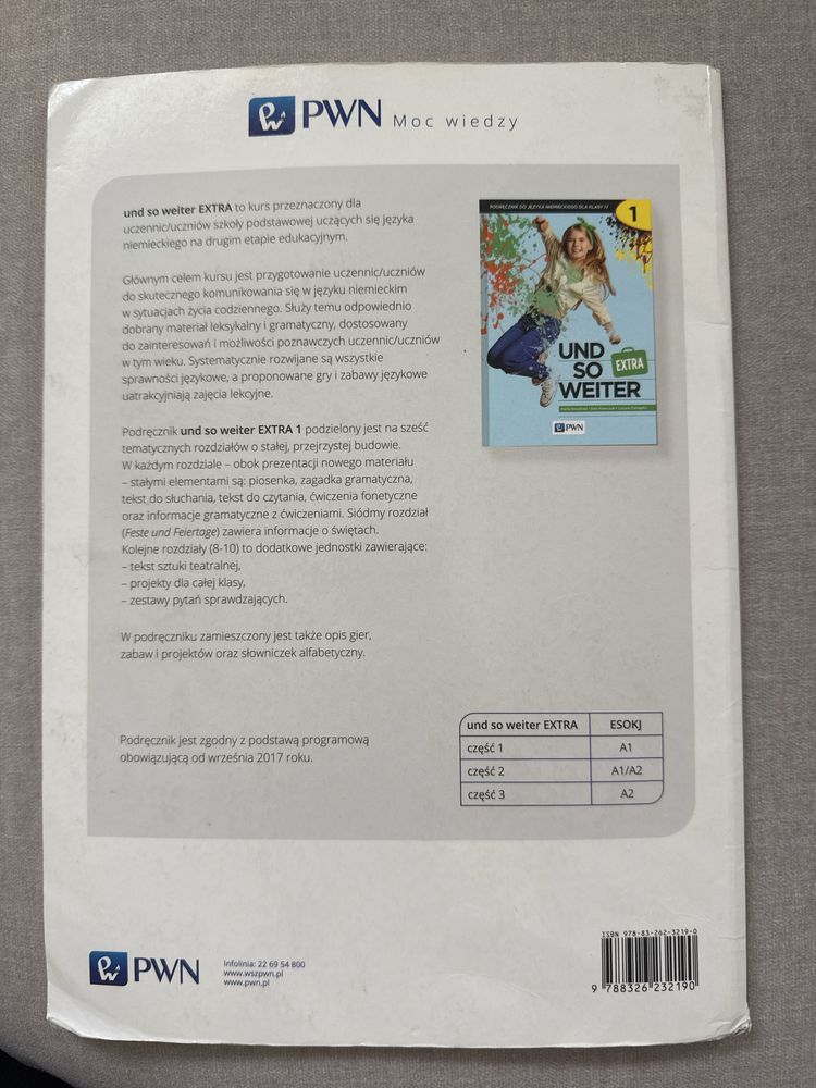 Und so weiter 1 extra podrecznik