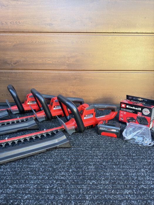 Nozyce do zywopłotu 55cm einhell arcurra aku 4ah ładowarka
