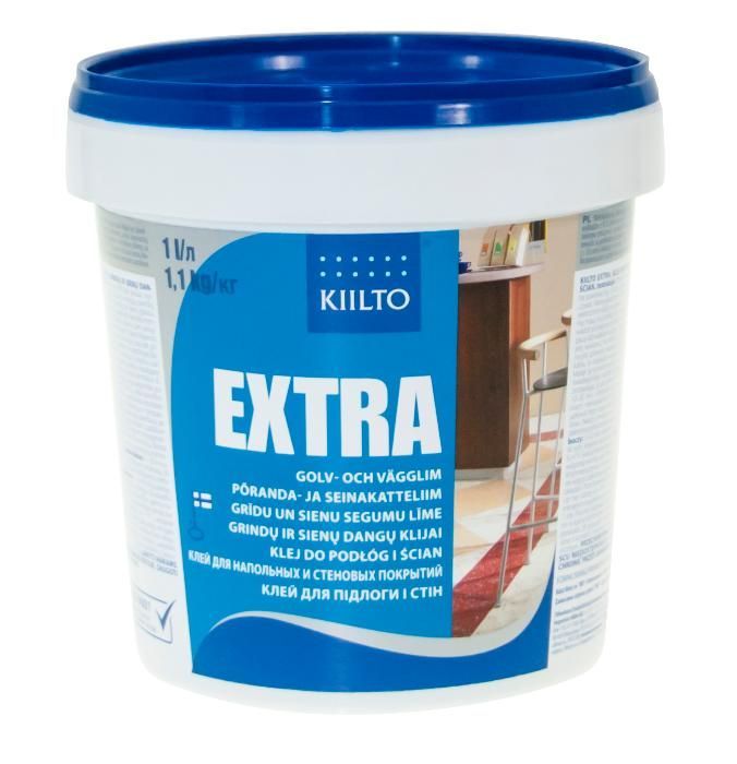 Клей для вінілової плитки та лінолеуму Kiilto Extra