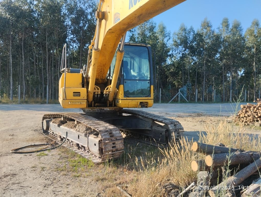 Komatsu PC210-7k NLC 2,5metros largura com tesoura Vicort de engate