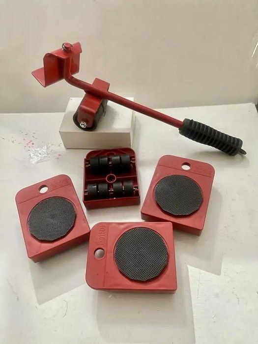 Zestaw do przesuwania mebli i ciężkich sprzętów.