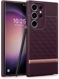 Чехол Caseology(Spigen) Parallax Burgundy для Samsung Galaxy S23 Ultra