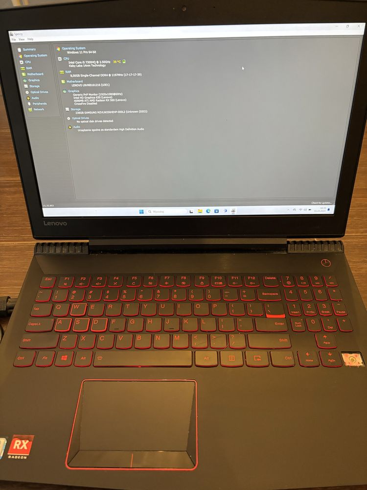 Lenovo Legion Y520-15IKBN