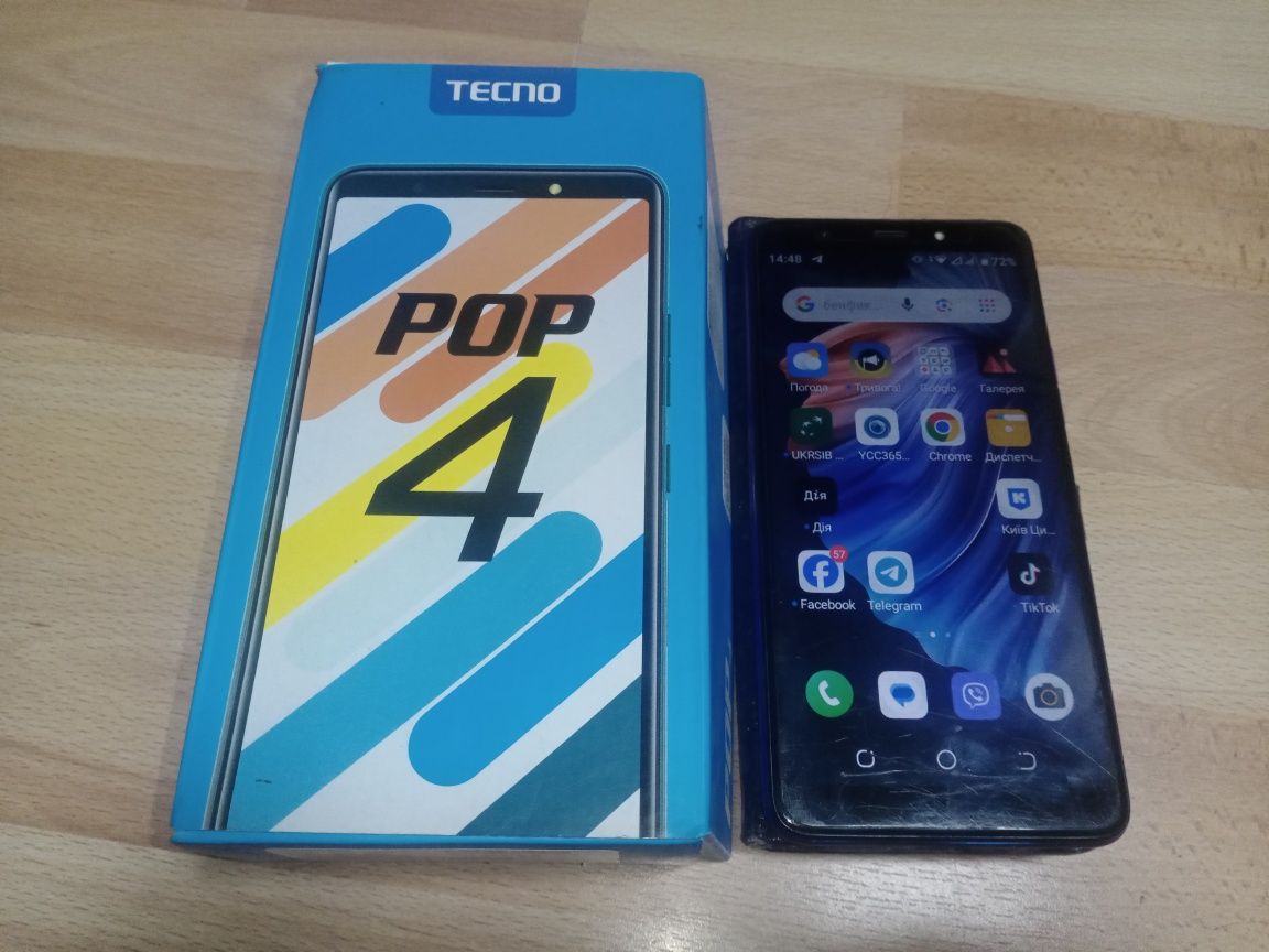 Смартфон Tecno Pop 4
