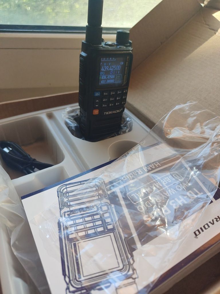 Tidradio h3 plus нова рація LPD PMR Avia bluetooth