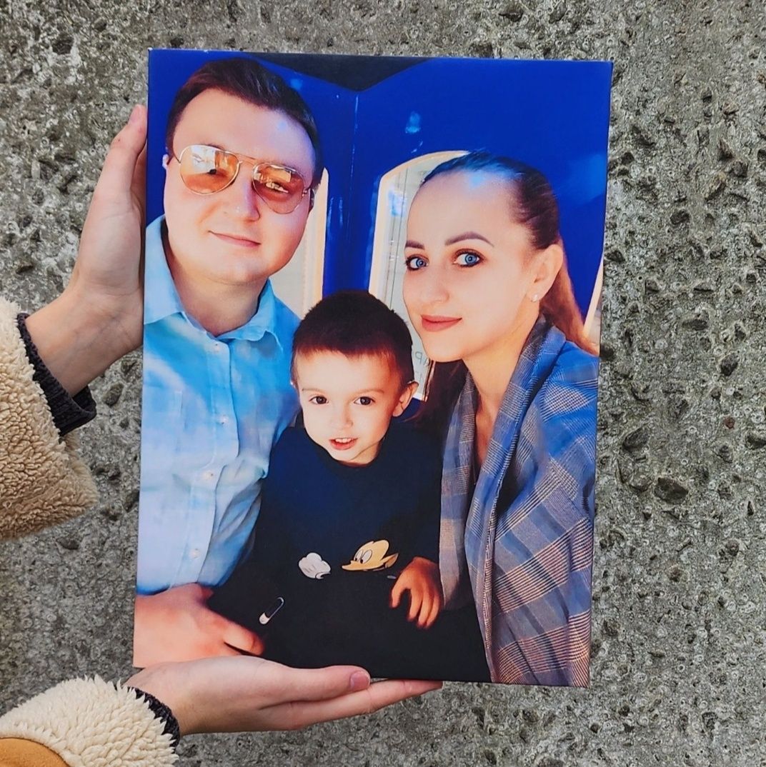 Печать на холсте,  картины за фотографиями