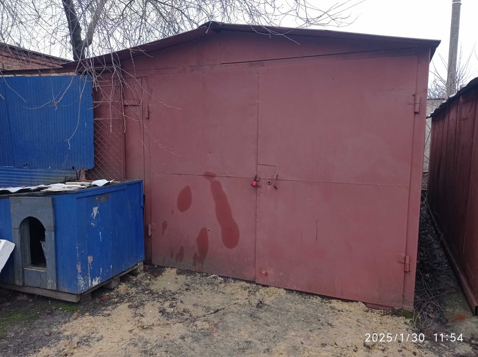 Металевий гараж , СКЛАД (під охороною, на закритій території)
