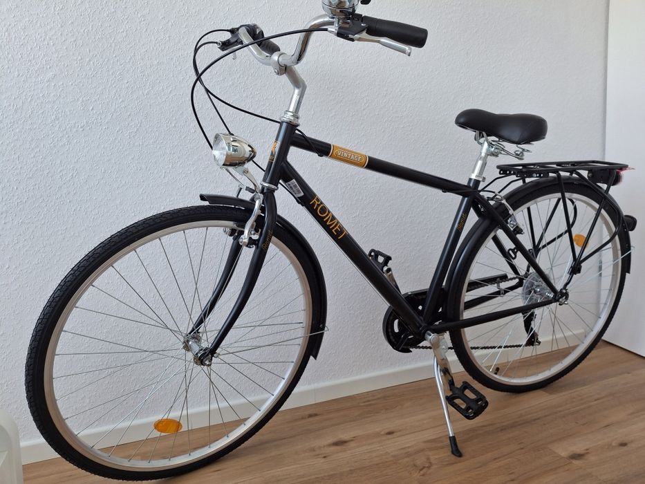 Romet Vintage M, czarny (nowy), Na wycieczki, zakupy