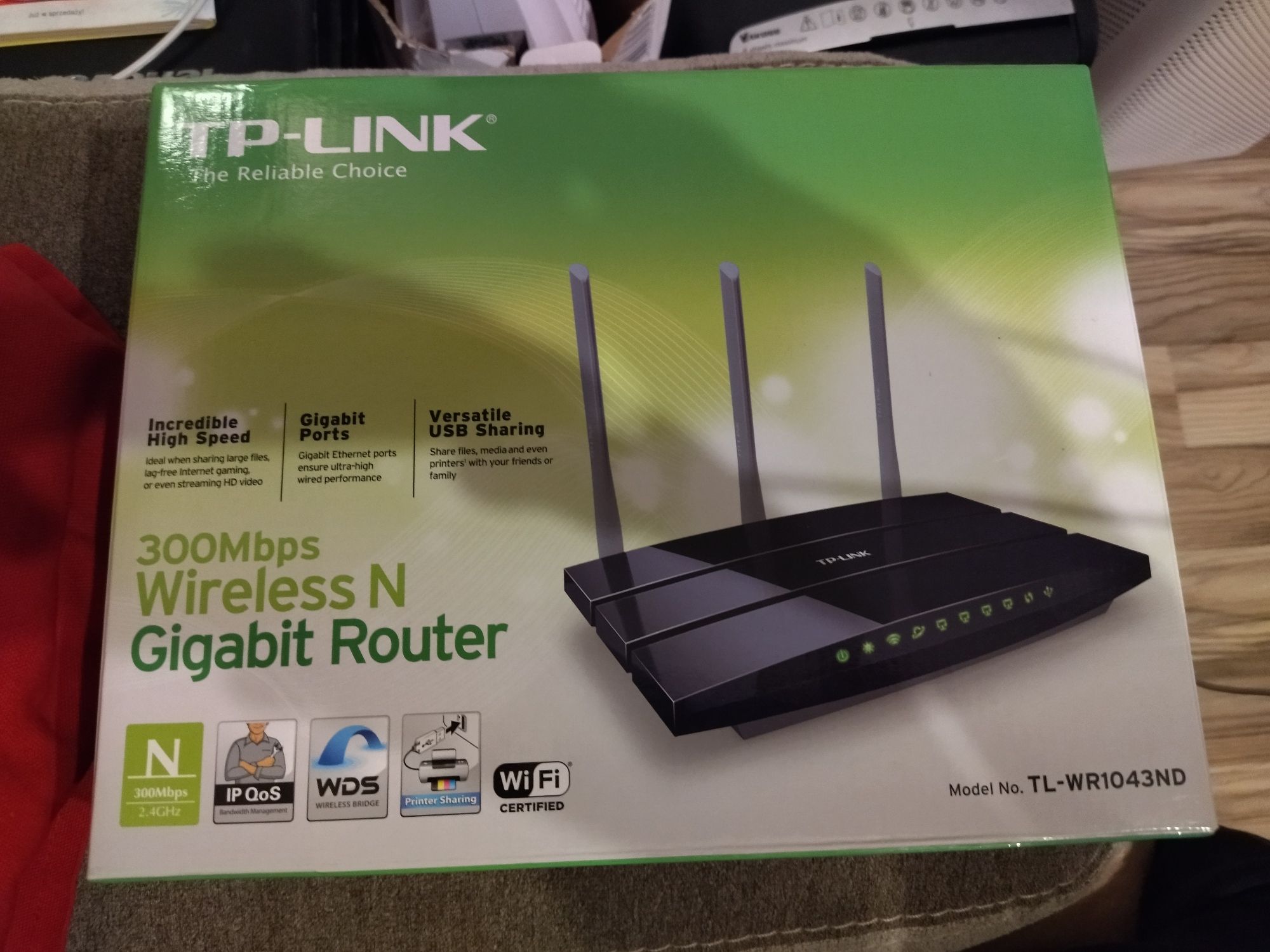 Router tp link TL-Wr1043nd