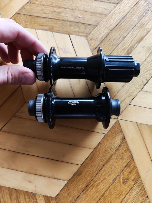 Piasta Shimano Boost 32h centerlock przód + tył