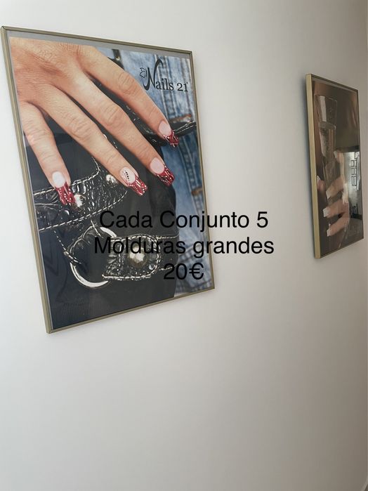 Conjunto 5 molduras grandes