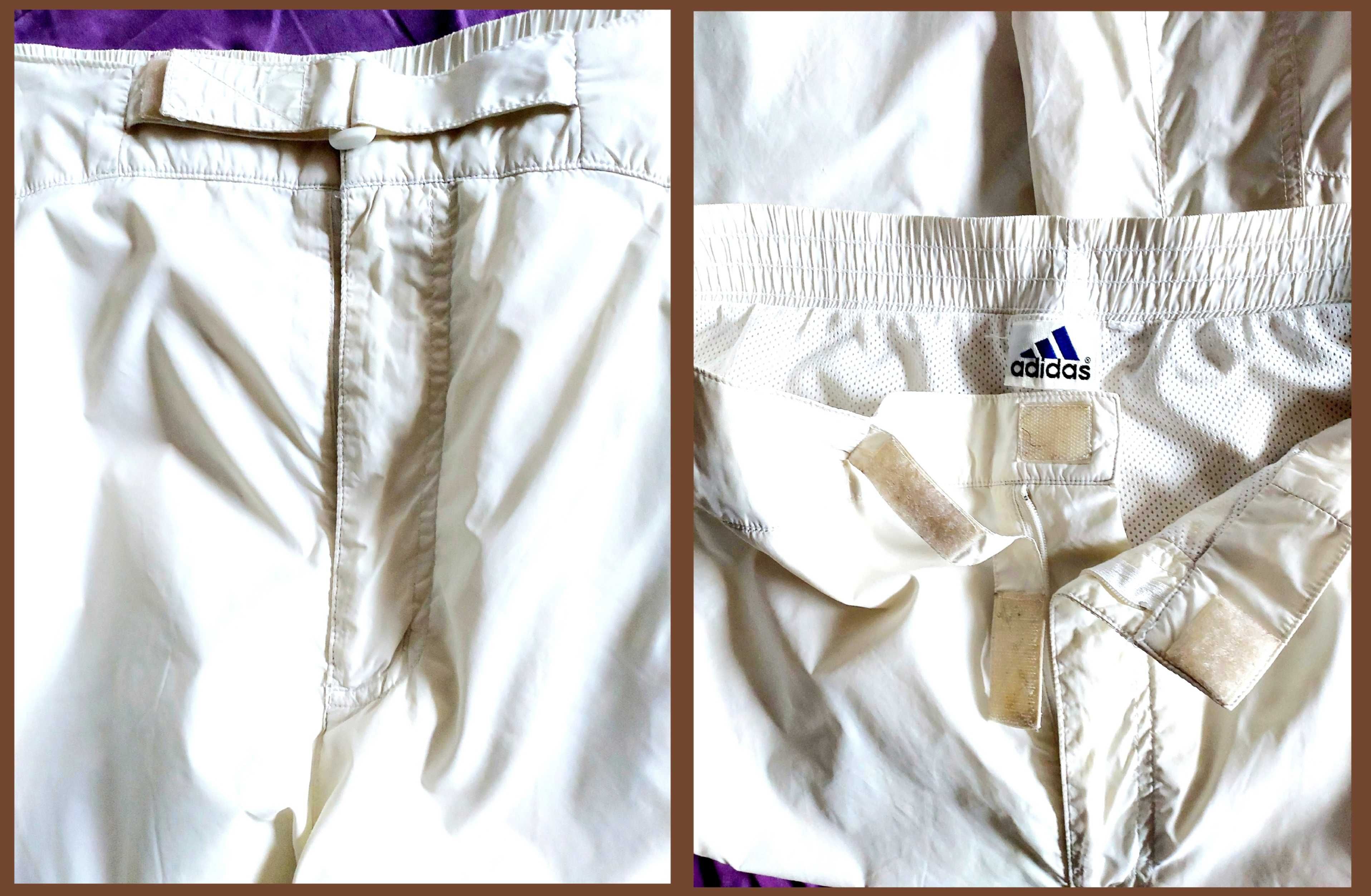 Брюки спортивные белые adidas  и  желтые из тонкой плащевки