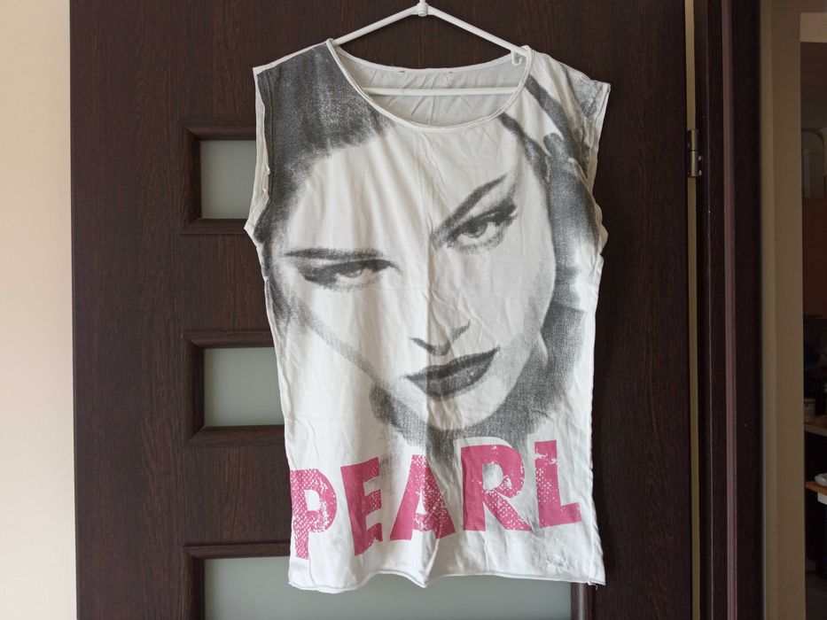 Damska podkoszulka top bluzka na ramiączkach białą 38 M 40 L