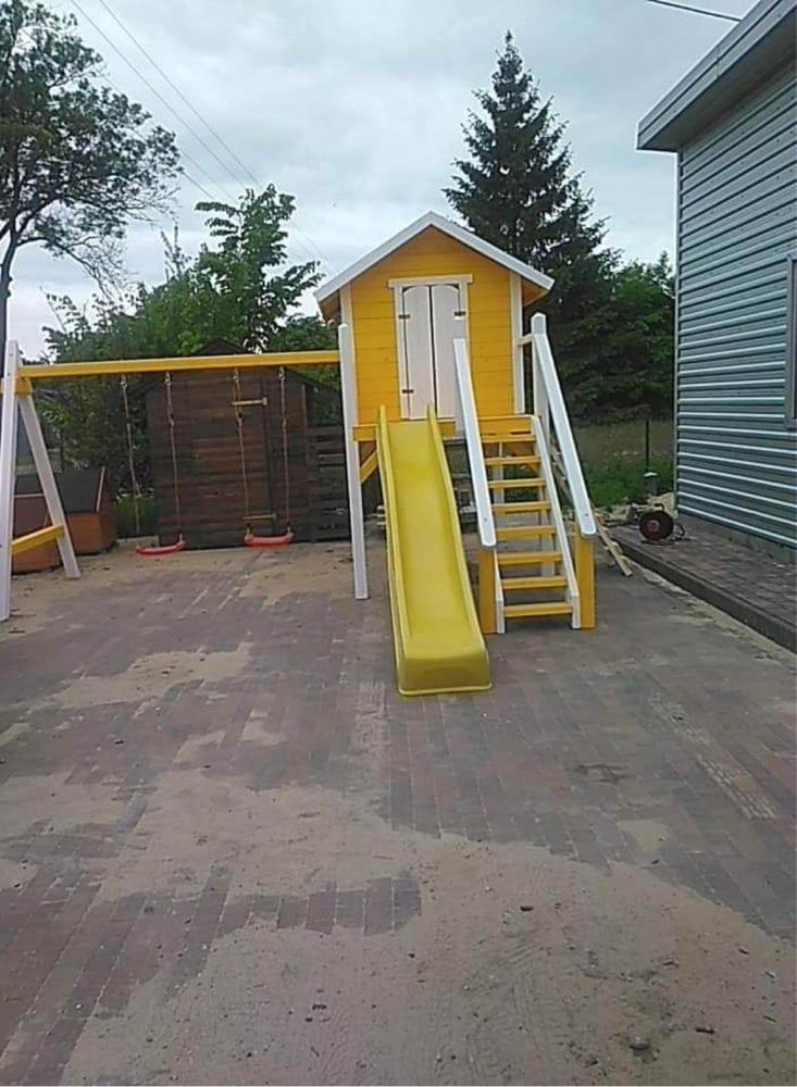 Plac zabaw/ drewniany domek dla dzieci PROMOCJA