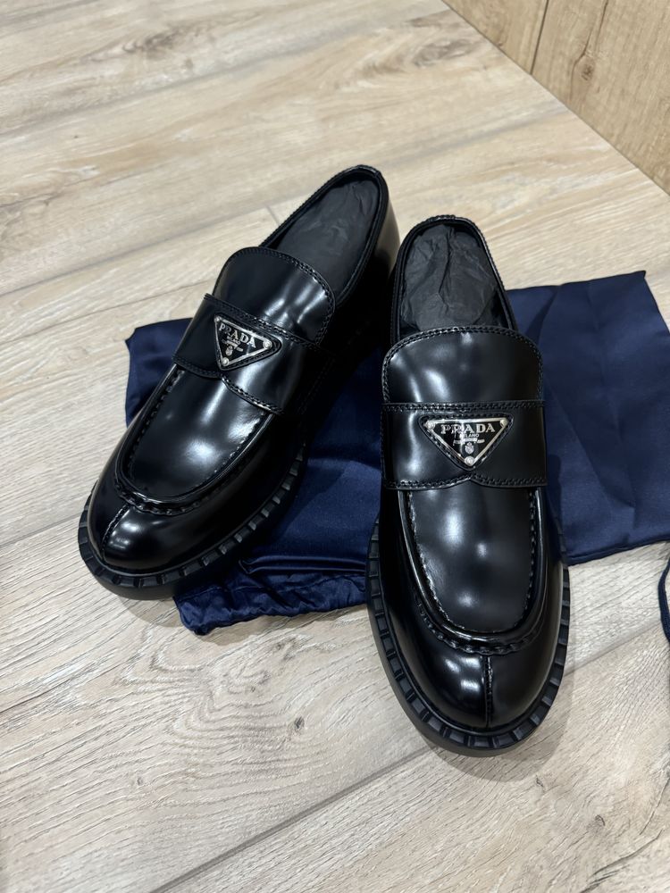 Лоферы прада Prada , лофери, оригінал, оригинал