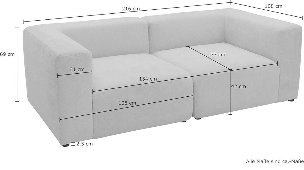 TMX Sofy Modułowy puzzle nowoczesna kanapa salon Narożnik rogówka